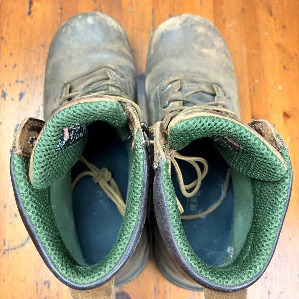 Red Wing‎ Shoes King Toe Mens 10 Work Boots Brown Leather Lace Up Steel Toe